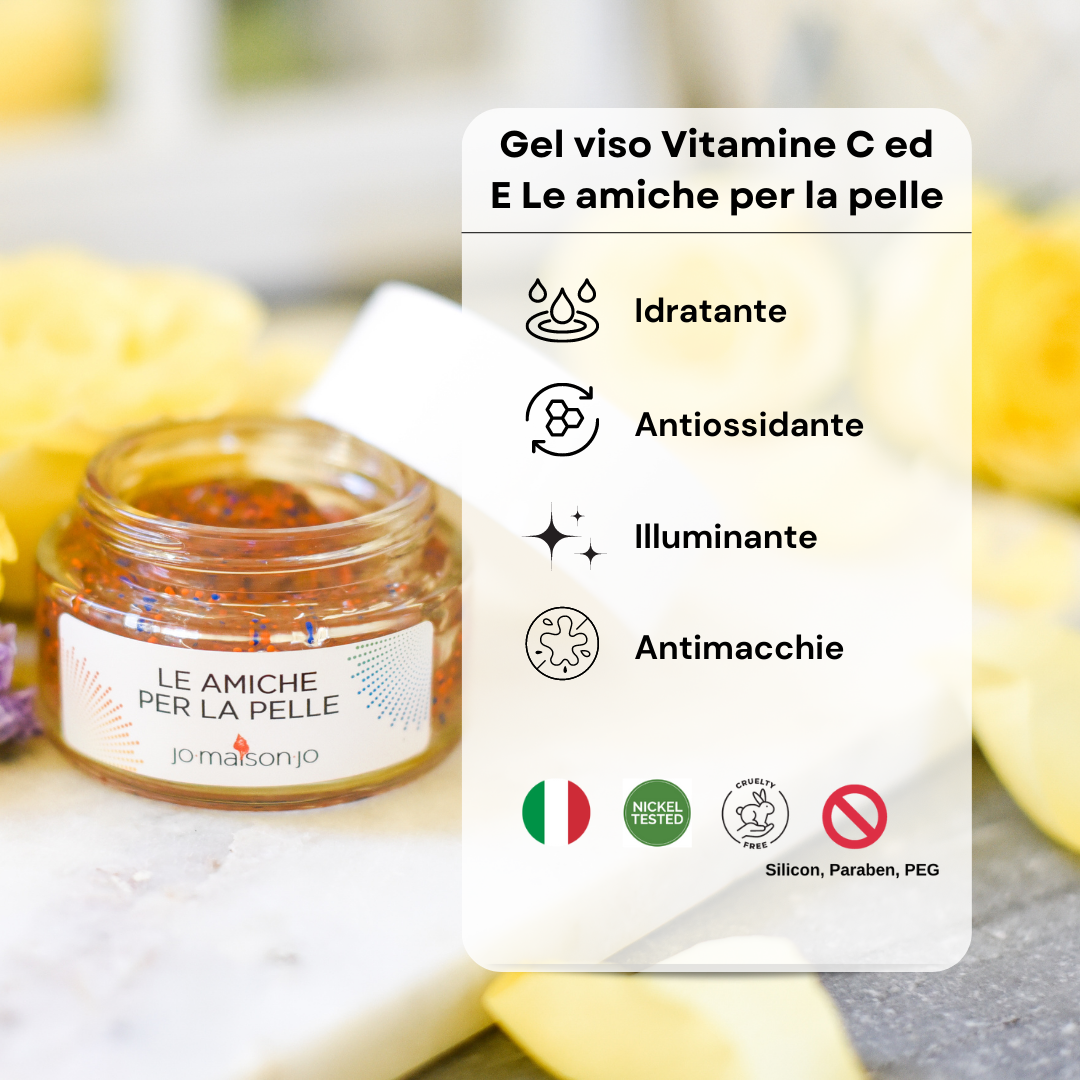 Gel visage aux vitamines C et E Le Amiche pour la peau - EXPÉDITION À PARTIR DU 20.09 