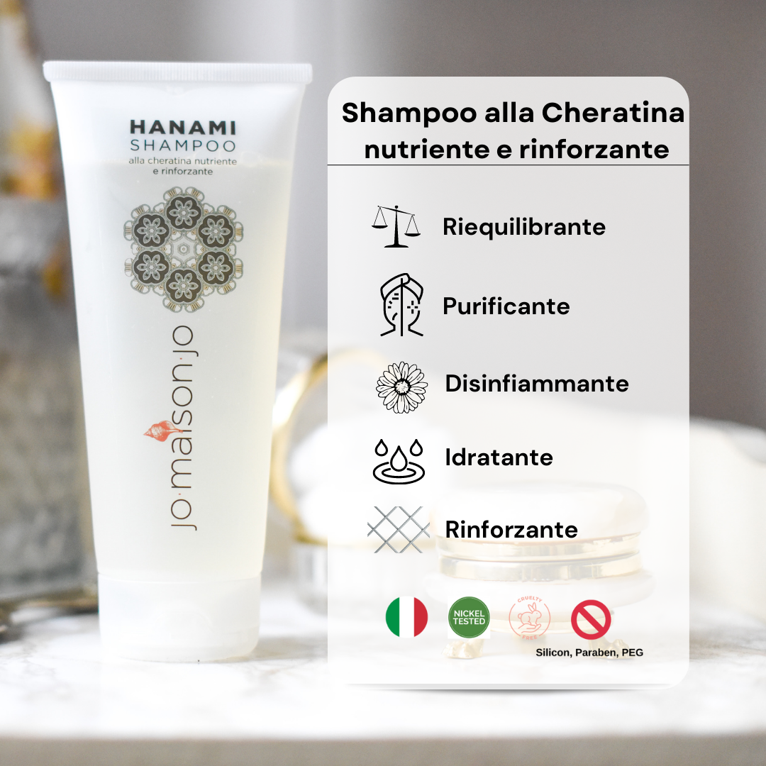 Shampoo alla Cheratina nutriente e rinforzante HANAMI